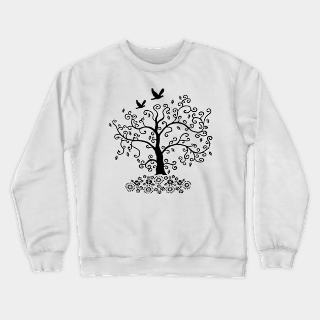 Arbor Floral Crewneck Sweatshirt by Izmet